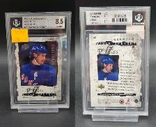 Beckett Graded NHL Hockey Cards: Gretzky, Heatley, Bergeron...