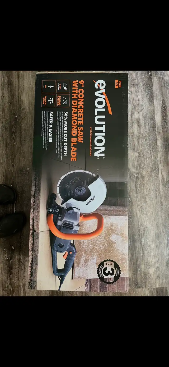 9 inch concrete saw
