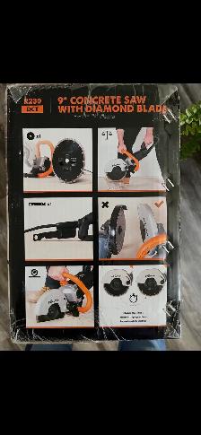 9 inch concrete saw - Photo 2