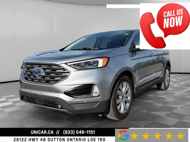2020 Ford Edge Titanium AWD No Accidents Low Kms Pano Sunroof Na
