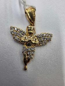 breloque en or 10k Petit ange