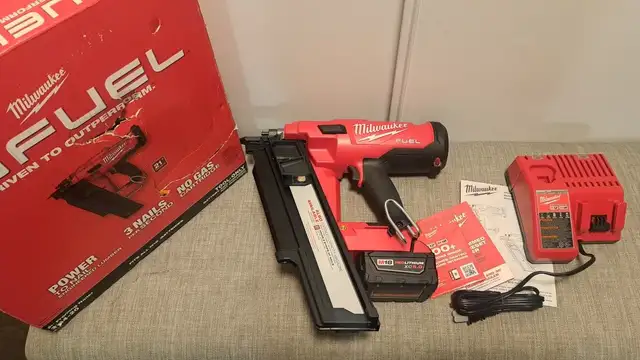 New 21degree milwaukee fuel frame nailer