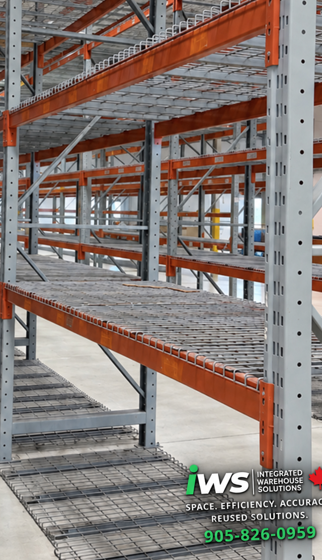 Heavy Duty Used Wire Mesh Decking 42' x 52' for Pallet Racking