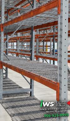 Heavy Duty Used Wire Mesh Decking 42' x 52' for Pallet Racking