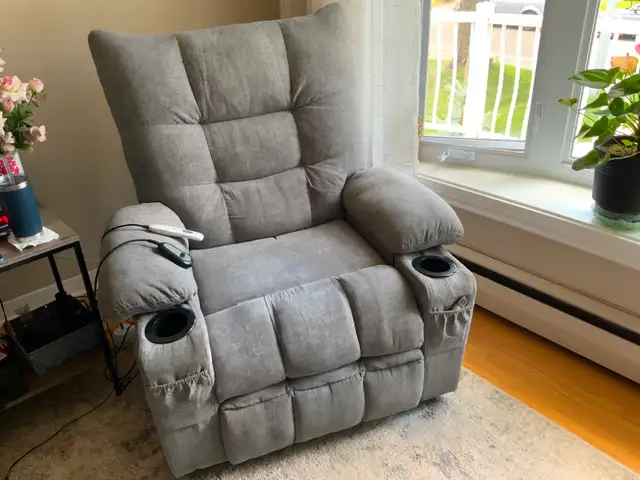 Fauteuil inclinable chauffant massage électrique