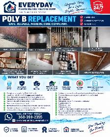 Poly-B Replacement | City Permit | 5-Year Warranty