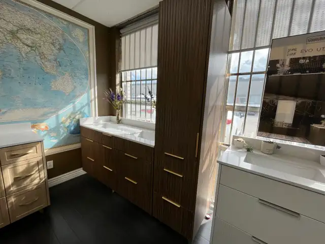 Evolution 3 – Custom Fluted Bathroom Cabinet Collection