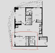 One bedroom private washroom next to TMU
