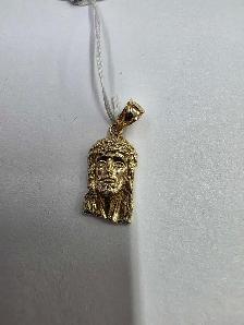 breloque en or 10k Petit visage de Jésus