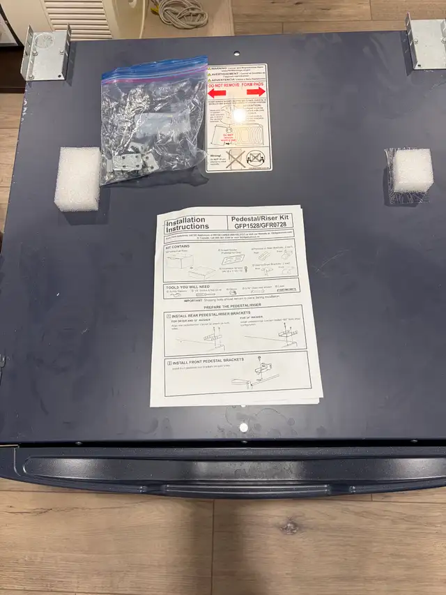 Washer/Dryer Pedestal - GE