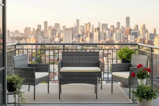 Brand New 4pcs Rattan Conversation Patio Set Special $259