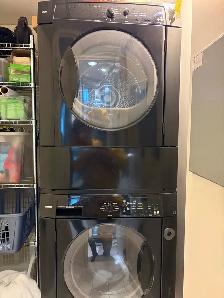 Stacked….  Kenmore Washer dryer