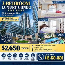 3 Bedroom, 2 Full Bathrooms Luxury Condo Short & Long Term rent