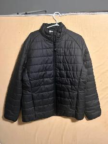 ONE NEW QUILTED BOMBER JACKET BLK.NO HOODAS PICTUREDASKING $10