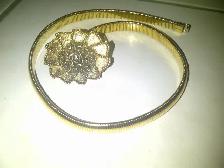 BELLE CEINTURE NEUVE EN LAITON GR 22'à26'GR 4/6 FEM: $5.00 - Photo 2