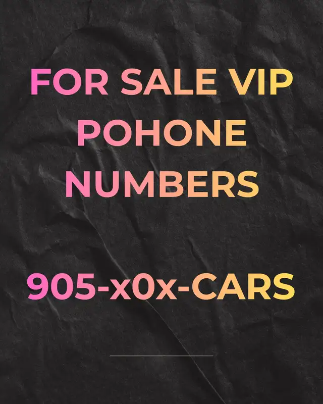 Be unforgettable with a 416 VIP memorable number