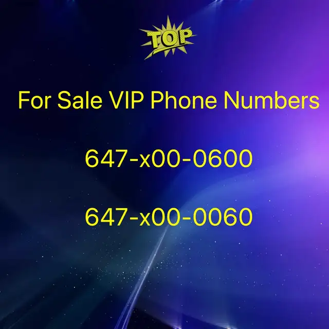 Reach New Heights with Exclusive 416/647/905 /437 phone Numbers
