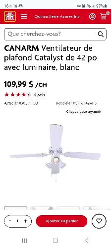 ventilateur de plafond - Photo 2