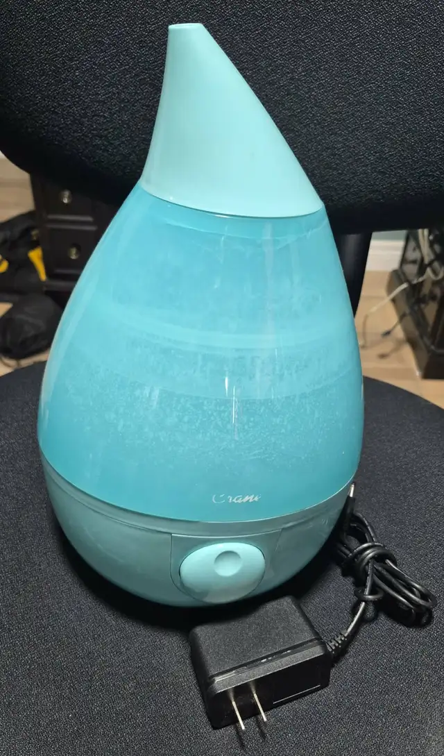 CRANE DROP ULTRASONIC COOL MIST HUMIDIFIER – 1 GAL – TESTED  $20