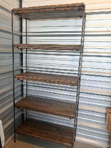 modern high end shelves, wood / metal $490 - Photo 4
