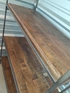 modern high end shelves, wood / metal $490 - Photo 6