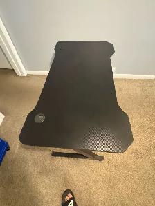 Free delivery used Black gaming desk - Photo 4