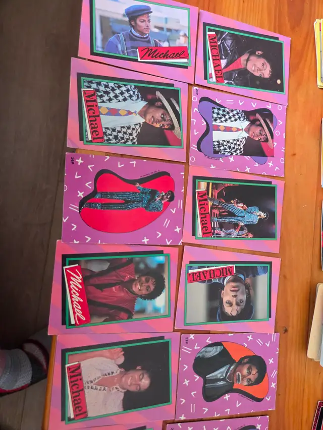 Michael Jackson 1984 MJJ Productions Trading Cards