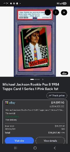 Michael Jackson 1984 MJJ Productions Trading Cards - Photo 6