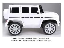 MERCEDES KIDS BABY CHILD RIDE ON 12V CAR SUV WITH REMOTE - Photo 8