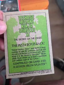Topps Teenage Mutant Ninja Turtles II Movie Cards - Photo 4