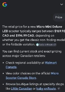 Micro Mini Deluxe LED Kick Scooter - Photo 2