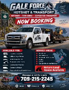 trailer or freight space available