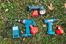 Battery Drills and Flashlight - Photo 2