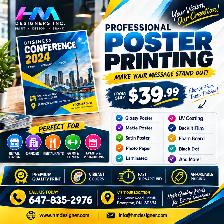 Professional Poster Printing | Custom Posters | Glossy, Matte,