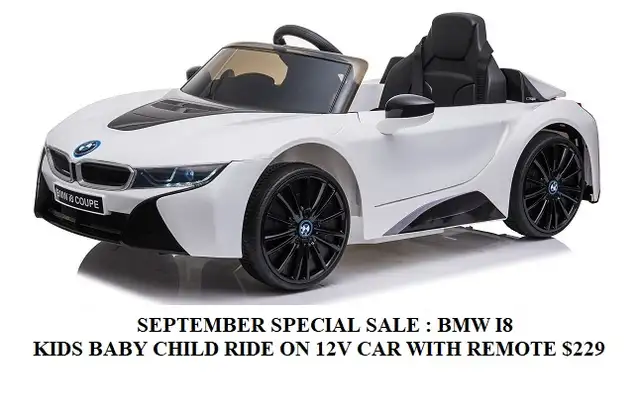 BMW I8 KIDS BABY CHILD RIDE ON 12V CAR WITH REMOTE