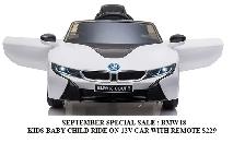 BMW I8 KIDS BABY CHILD RIDE ON 12V CAR WITH REMOTE - Photo 5