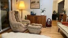 MCM vintage. TEAK TECK Buffet / Fauteuil pivotant vintage 70s  r - Photo 2