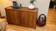 MCM vintage. TEAK TECK Buffet / Fauteuil pivotant vintage 70s  r - Photo 3