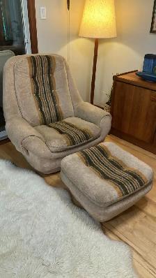 MCM vintage. TEAK TECK Buffet / Fauteuil pivotant vintage 70s  r - Photo 5