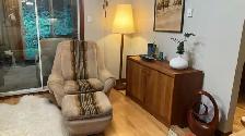 MCM vintage. TEAK TECK Buffet / Fauteuil pivotant vintage 70s  r - Photo 8
