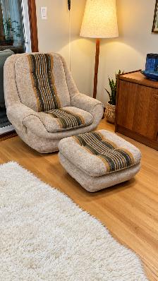 MCM vintage. TEAK TECK Buffet / Fauteuil pivotant vintage 70s  r - Photo 9