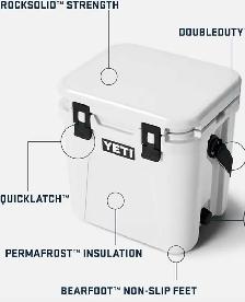 Yeti cooler -yeti roadie 24 hard cooler 2.0 brand new - Photo 8