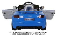 AUDI TT RS CHILD, BABY, KIDS RIDE ON 12V CAR WITH REMOTE - Photo 7