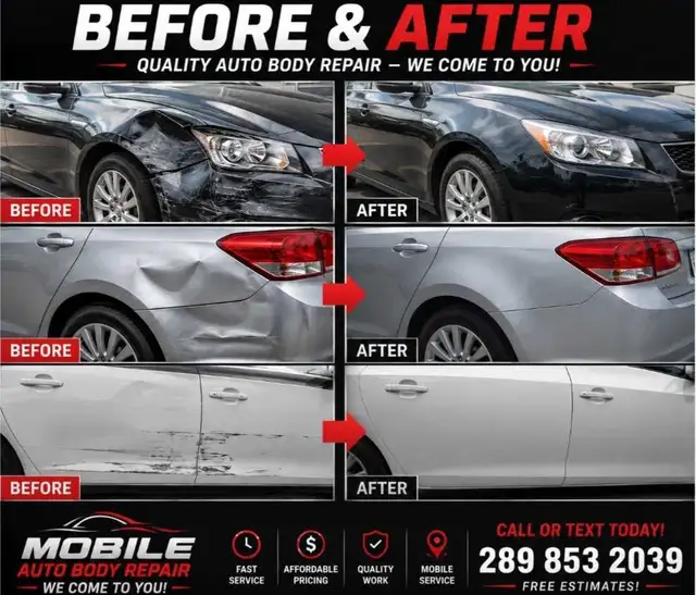 autobody DENT RUST SCRATCH REPAIR SAME DAY FIX