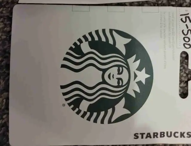 starbucks $100 gift card with receipt for proof