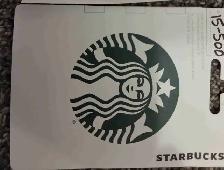 starbucks $100 gift card with receipt for proof