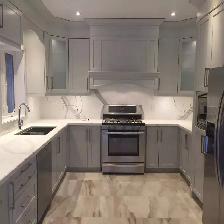 Remodel Fancy Kitchen with Custom Cabinets & Durable Countertop - Photo 3