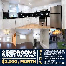 House 2nd floor for Rent 2000 Dollars near Downtown