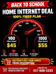 'Back to School' No Contract Fibre Internet – Fast & Reliable
