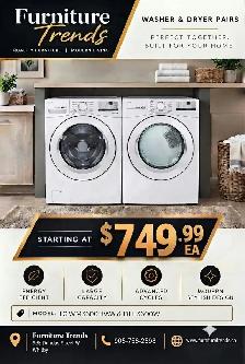 LG and Samsung Washer & Dryer Pairs - Photo 3